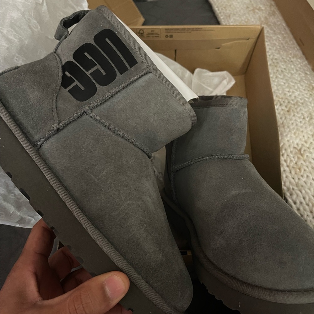 UGG Womens Charcoal Gray Boots